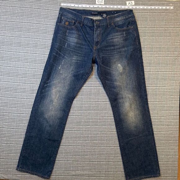 Rocawear Men's Jeans Dark Wash Denim Straight Fit Size 38x34 - Picture 1 of 7